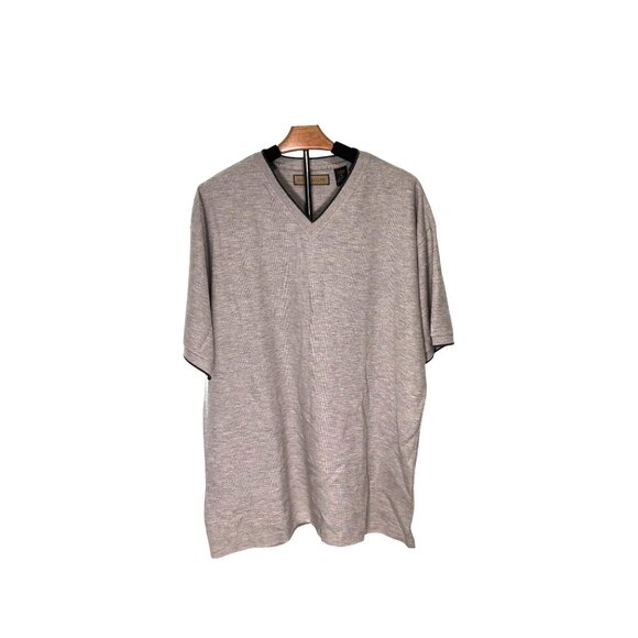 Natural Life Mens Gray V-Neck T-Shirt XL Cotton Blend - Picture 1 of 9